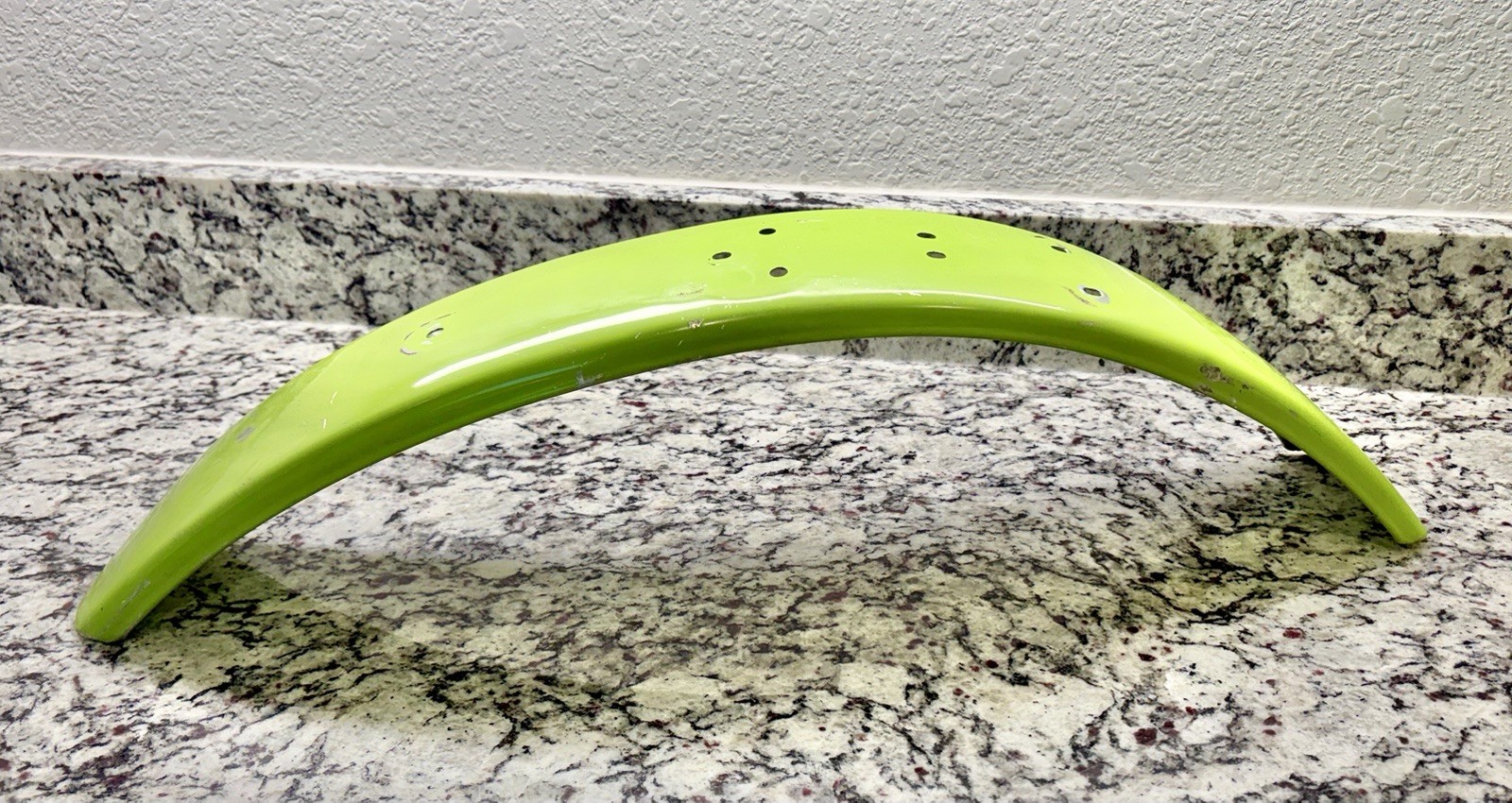 Rare Genuine 1971 Kawasaki F81M 250 Aluminum Front Fender