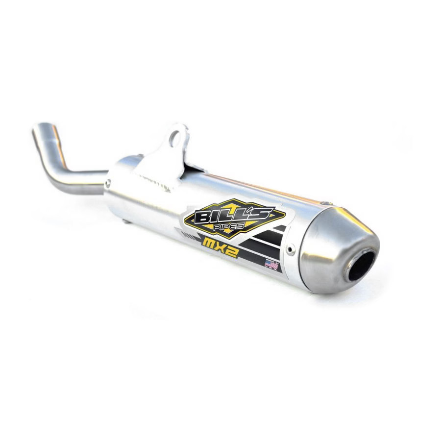 Bill's Pipes MX2 Silencer - 2-Stroke - Aluminum