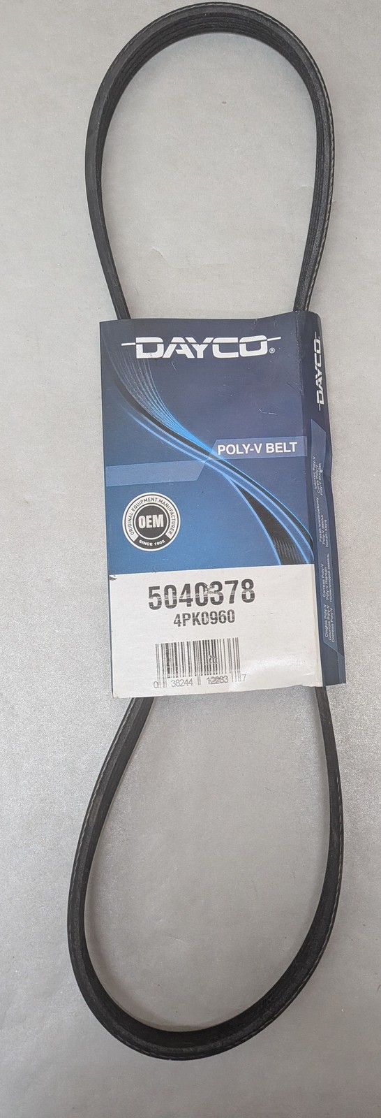 Dayco 5040378 4PK0960 Poly Ribbed Serpentine V-Belt .54\