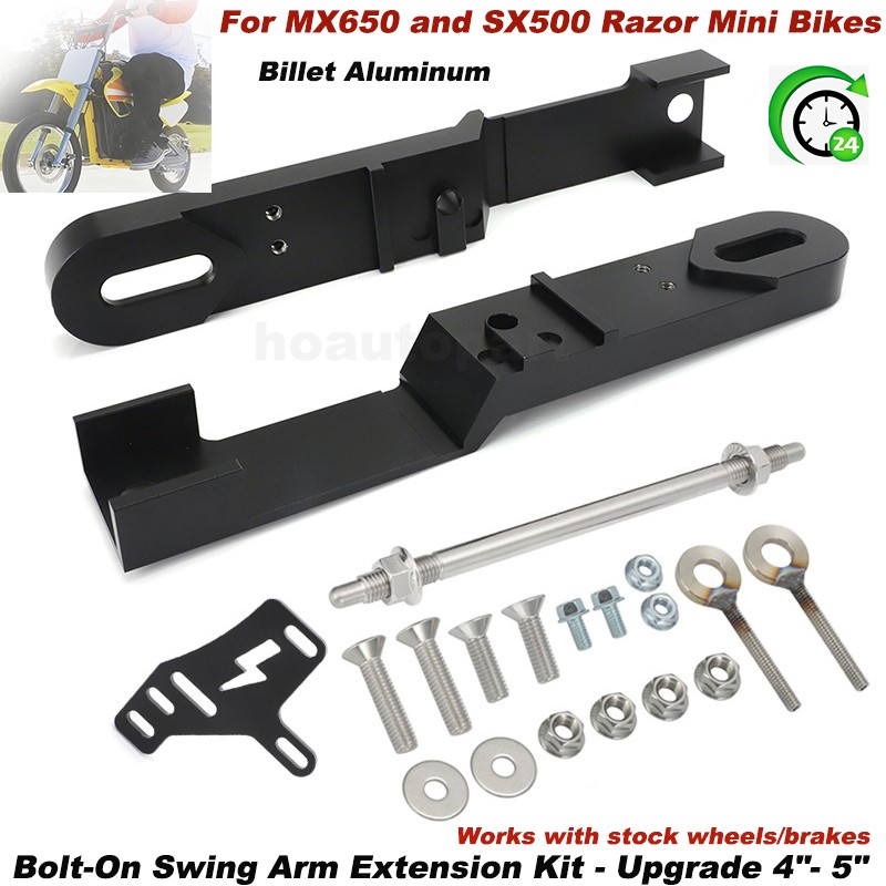 Bolt-On Swing Arm Extension Kit 4