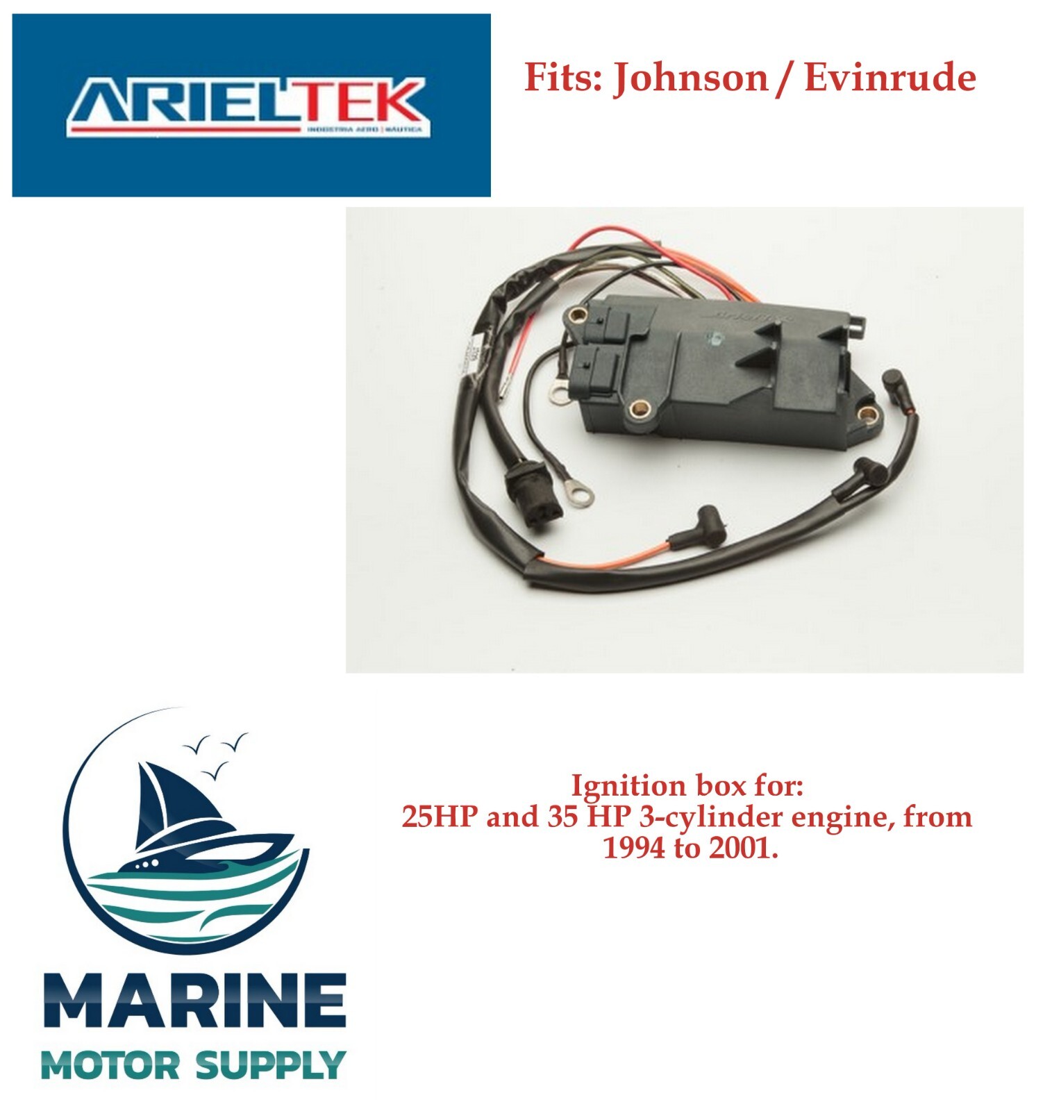 Evinrude Johnson OMC Outboard CDI Ignition Power Pack 0586472 0584823 0586504