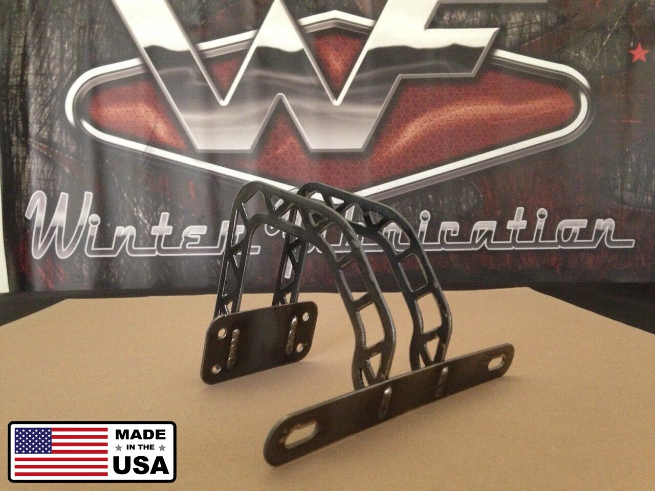 DIY - Over Tailgate License Plate Bracket - Industrial - MiniTruck Tag WinterFab