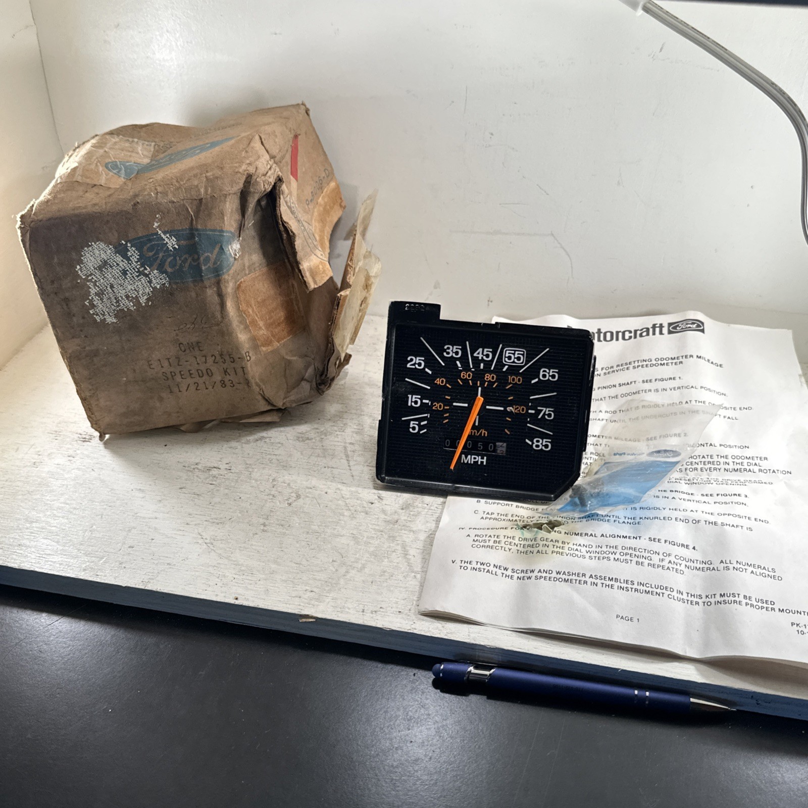 New 1981-1986 FORD TRUCK / BRONCO SPEEDOMETER GAUGE 81-86 E1TZ-17255-B New 1981-1986 FORD TRUCK / BRONCO SPEEDOMETER GAUGE 81-86 E1TZ-17255-B