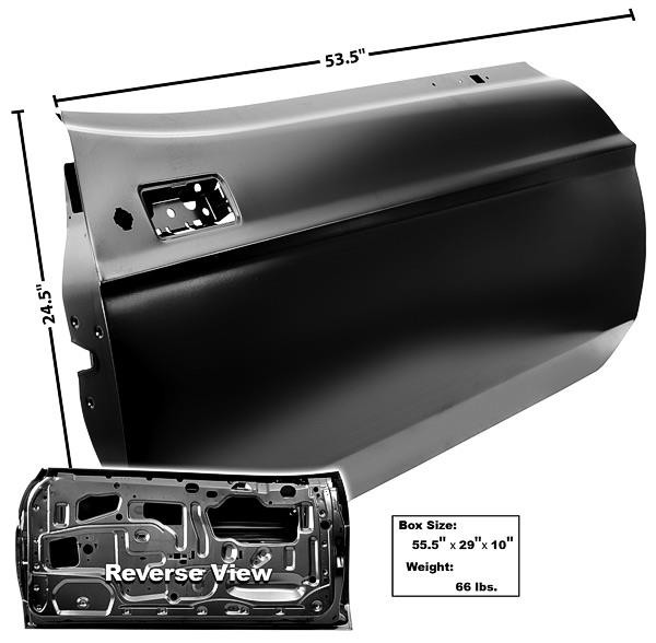 1971-73 Ford Mustang Door Shell - RH New