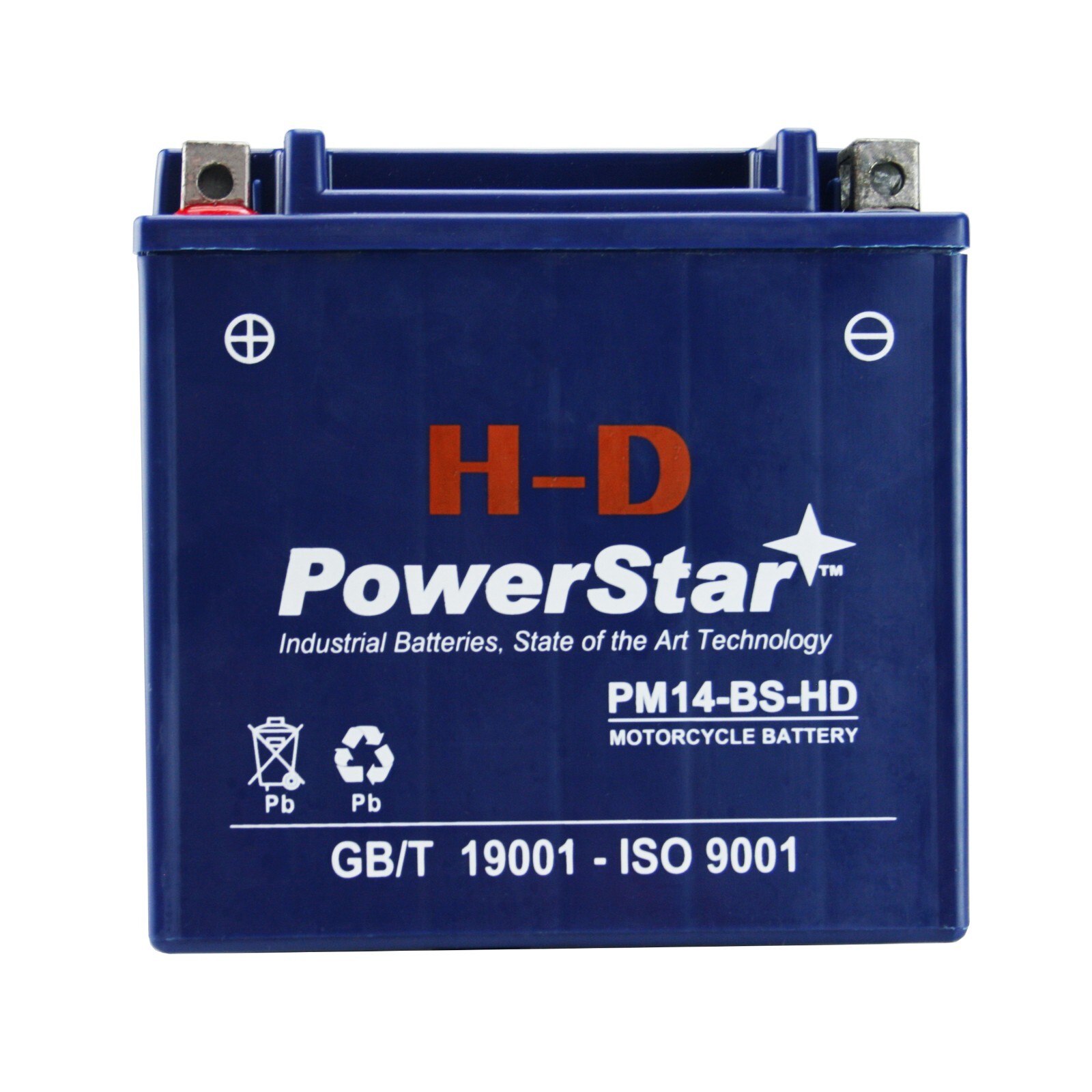 PowerStar H-D YTX14-BS Motorcycle Battery For BMW F650GS ABS 2001-2003