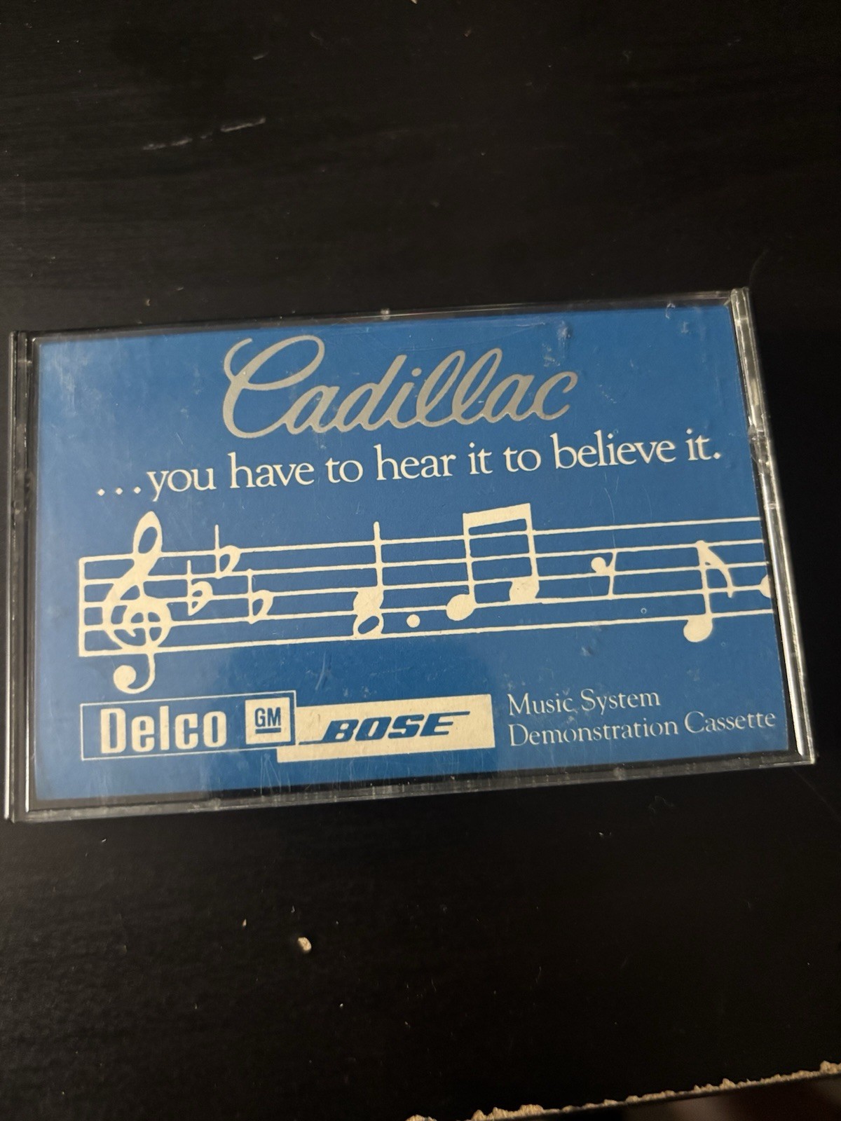 Vintage Cadillac Delco GM Bose Music System Demonstration Cassette RARE Vintage Cadillac Delco GM Bose Music System Demonstration Cassette RARE