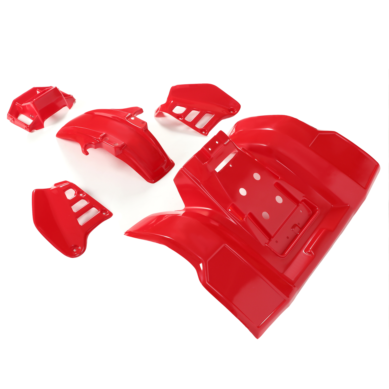 Front and Rear Fender w/Hardware ABS Complete Plastic Set For Honda ATC250R 1985