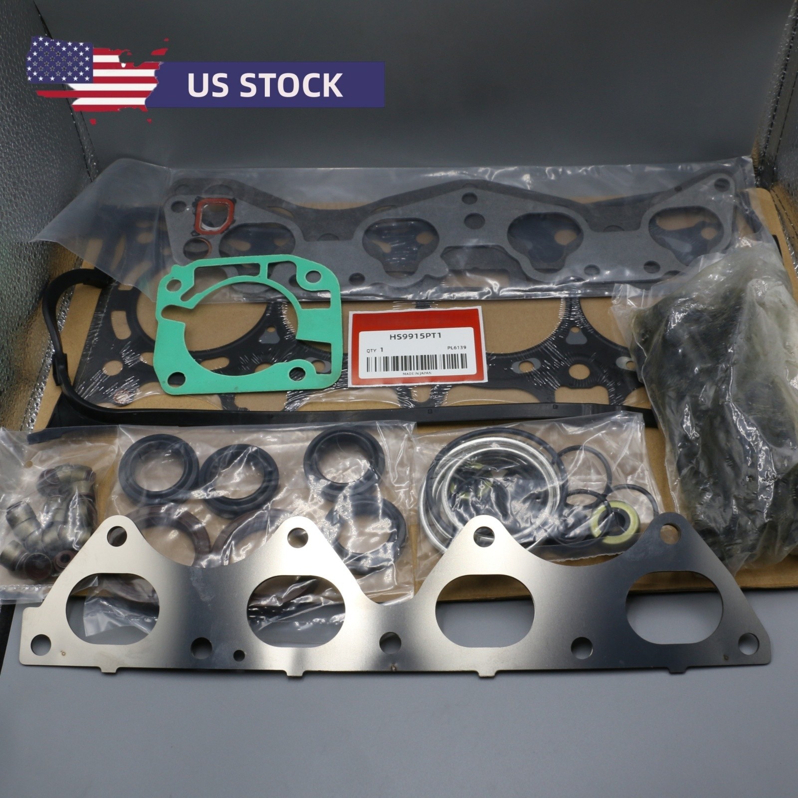 OEM For 96-00 Honda 1.6L SOHC Cylinder Head Gasket Bolt Kit D16Y5 D16Y7 D16Y8 US