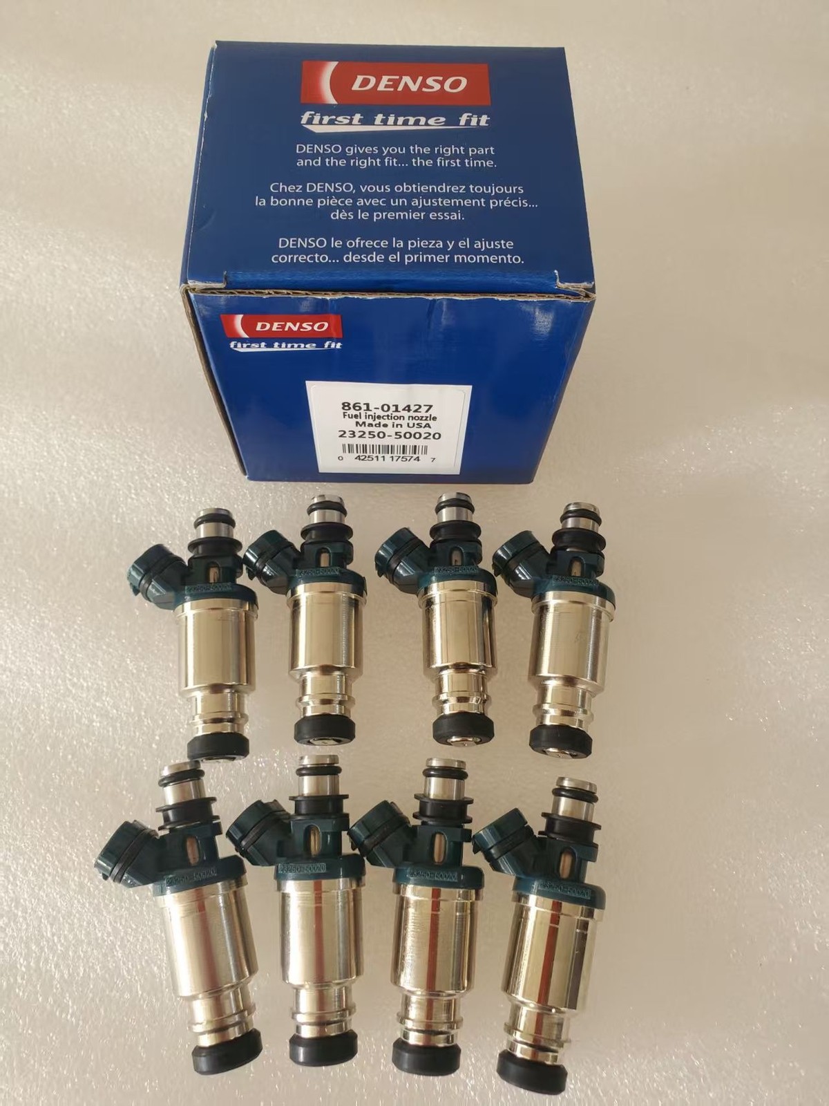 x8 OEM DENSO Fuel Injectors for 4.0L 1UZFE motor 195500-5560 23250-50020