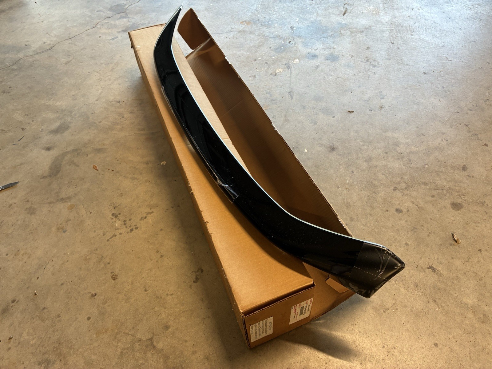 2014-2020 Lexus IS350 Rear Trunk Spoiler Wing Oem Lexus Part Obsidian Black New
