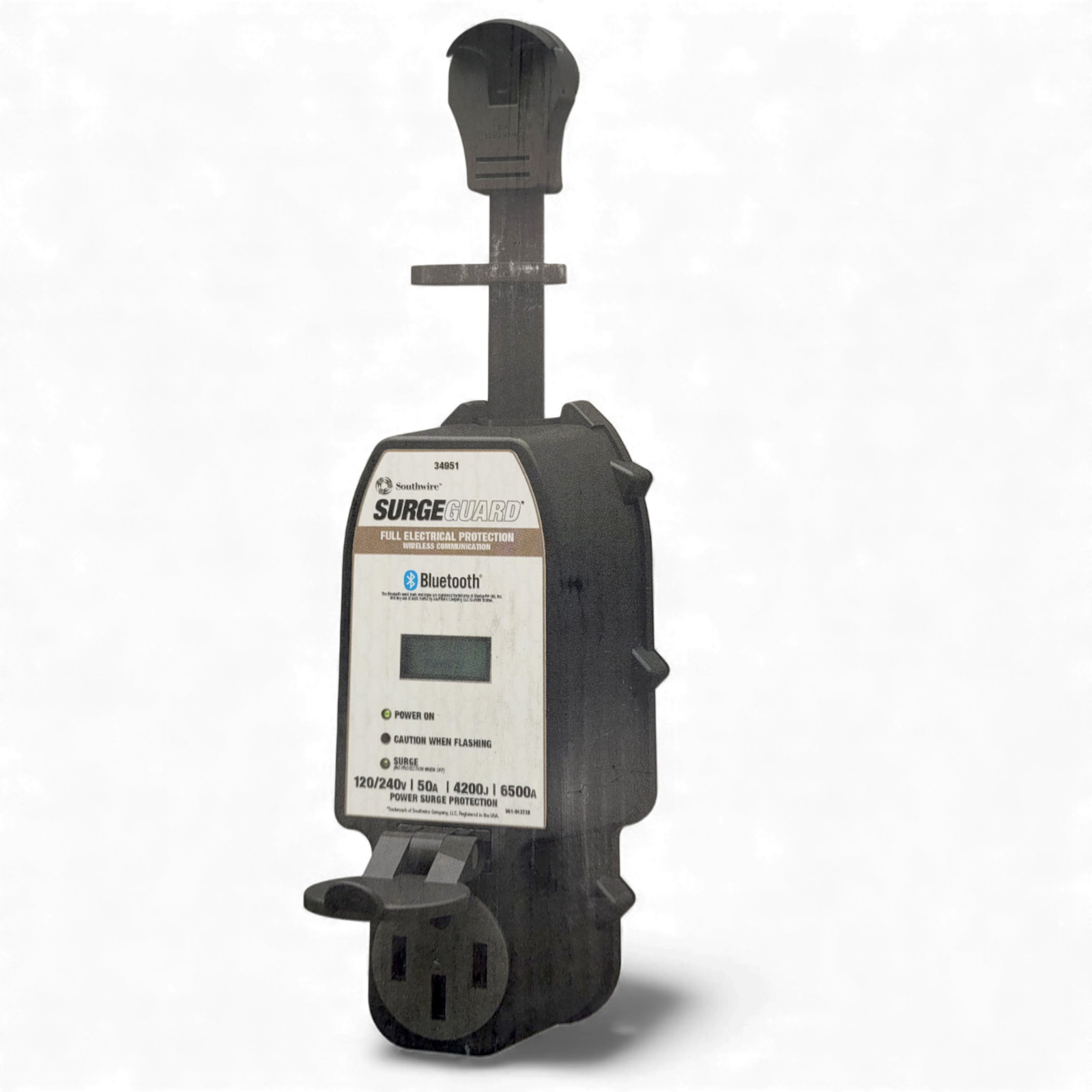 Surge Guard 34950 50 Amp Bluetooth RV Surge Protector by Southwire Portable LCD Surge Guard 34950 50 Amp Bluetooth RV Surge Protector by Southwire Portable LCD
