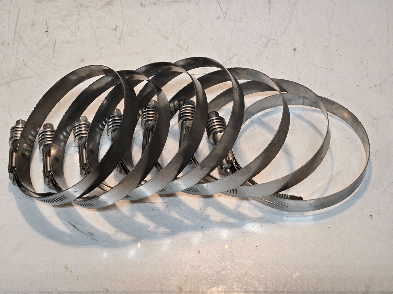 7 Quantity of Breeze Constant Torque 0345 CT450 SS Hose Clamps (7 Quantity)