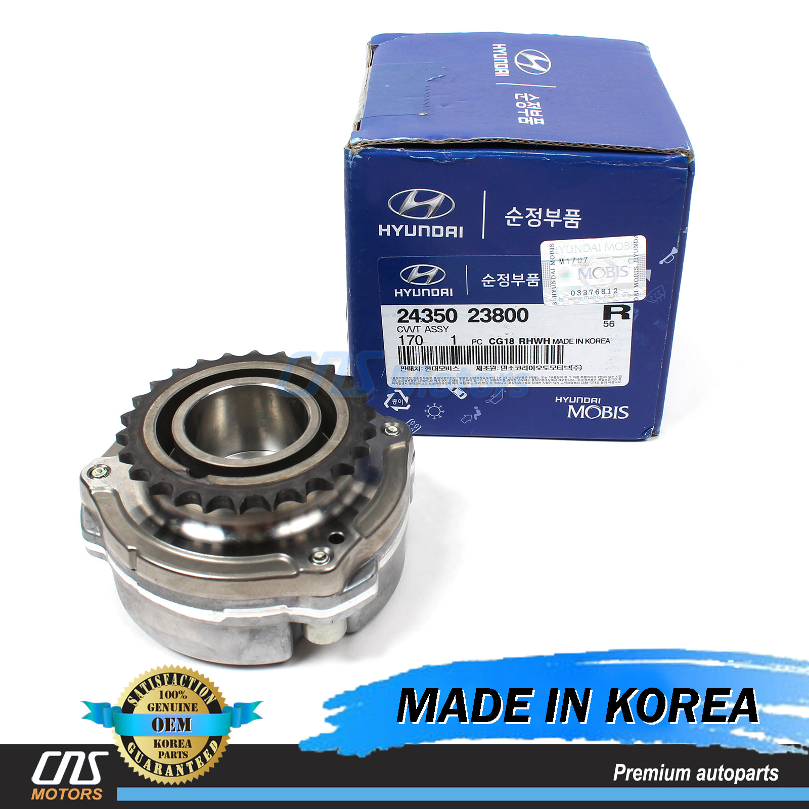 Genuine CVVT Camshaft Sprocket For 2004-11 Kia Soul Spectra Sportage 2435023800