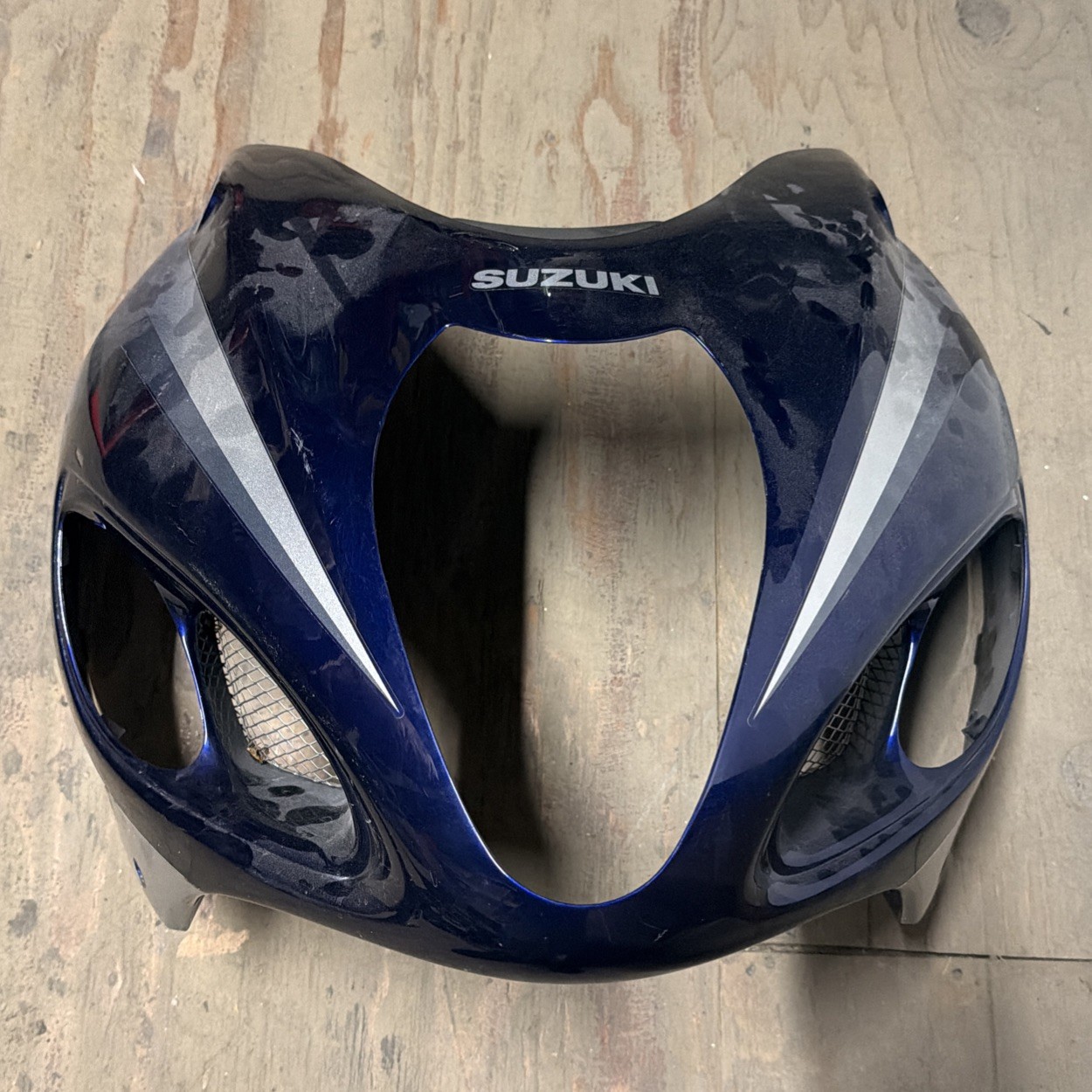 OEM SUZUKI Hayabusa GSX1300R Upper Cowling Headlight / Nose Fairing 99-07 Busa