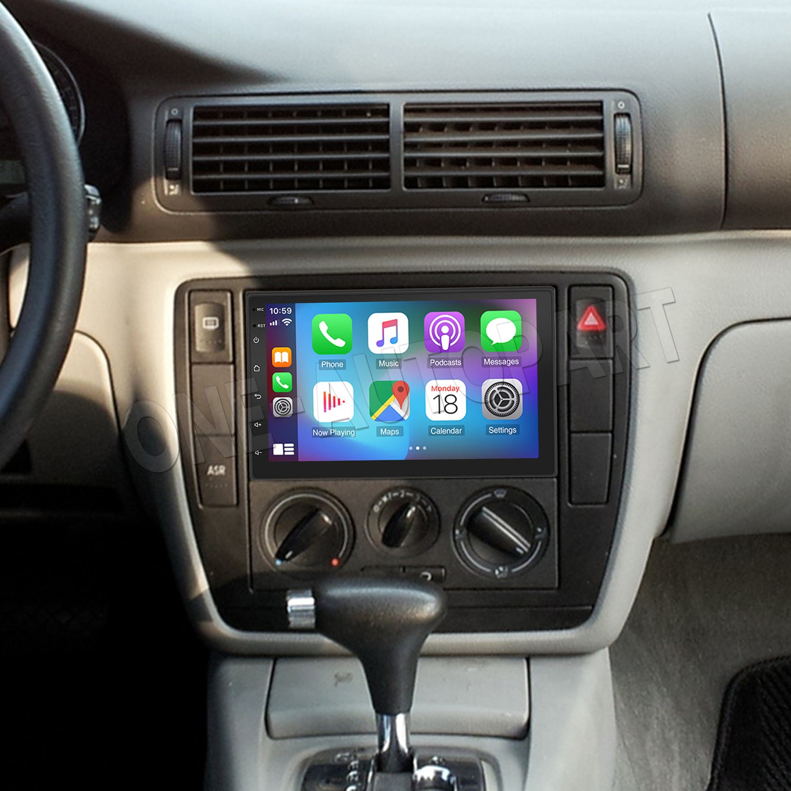 7'' Car Radio Stereo For VW Passat 2001-2004 2005 Android Auto Apple CarPlay GPS