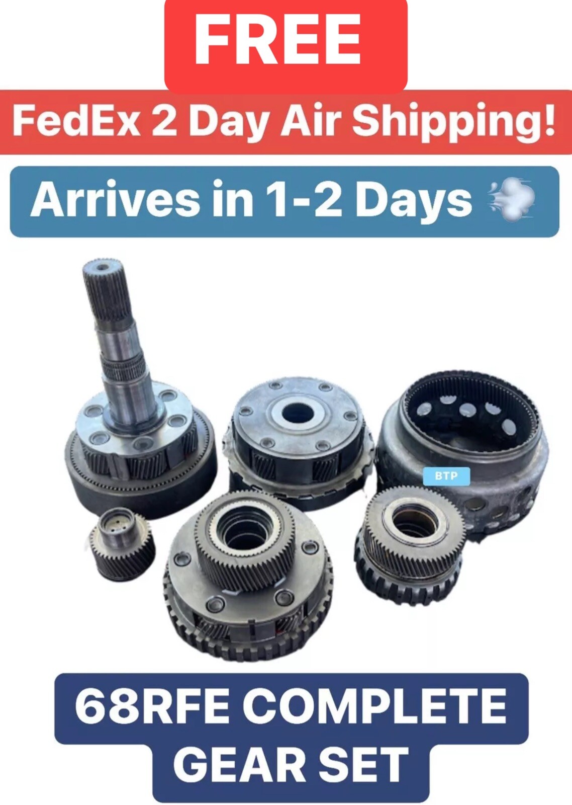 68RFE COMPLETE GEAR SET 07+UP CUMMINS 6.7L FRONT INPUT AND REAR PLANET 68RFE COMPLETE GEAR SET 07+UP CUMMINS 6.7L FRONT INPUT AND REAR PLANET