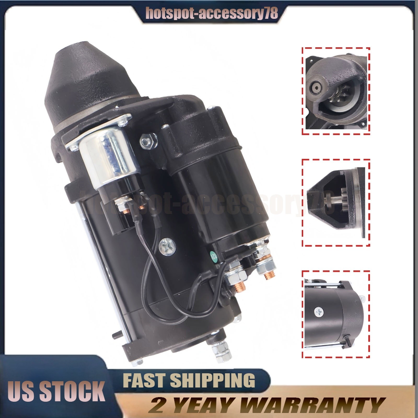 12V Starter Motor 04131602 04606897 AZE4282 for Deutz KHD Engine TCD 2.9 TCD29