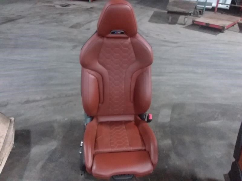 2020 BMW X3M Brown Leather Passenger Right Side Front Seat 12 Way Trim VATQ OEM
