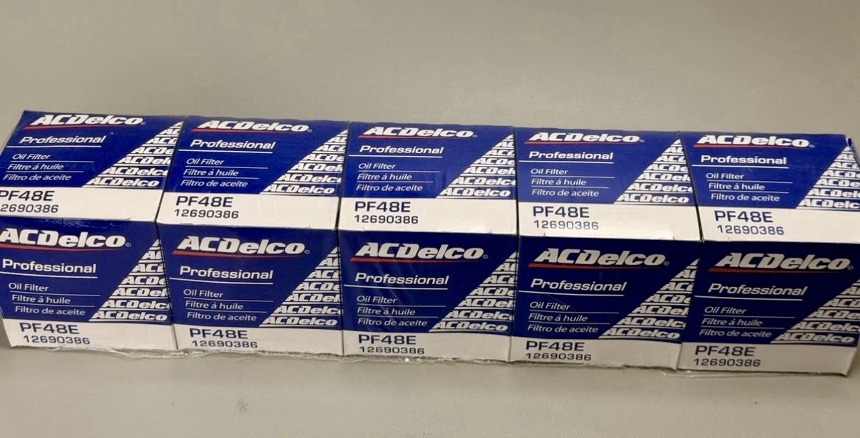 АСDеІсо PF48E PF48F GМ Oil Filter 12737086 Case - 5 Pack АСDеІсо PF48E PF48F GМ Oil Filter 12737086 Case - 5 Pack