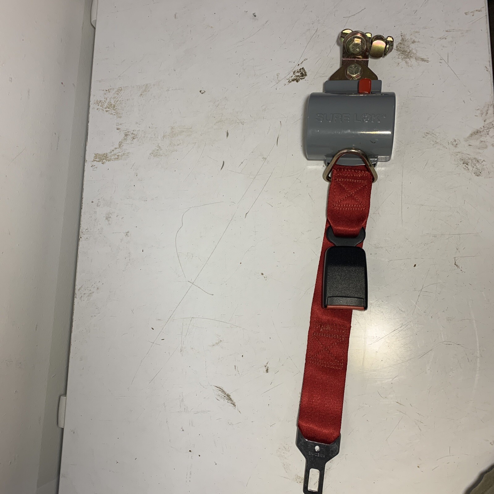 Sure-Lok Re200824 Wherlchair Van Bus Seatbelt. New Open Box