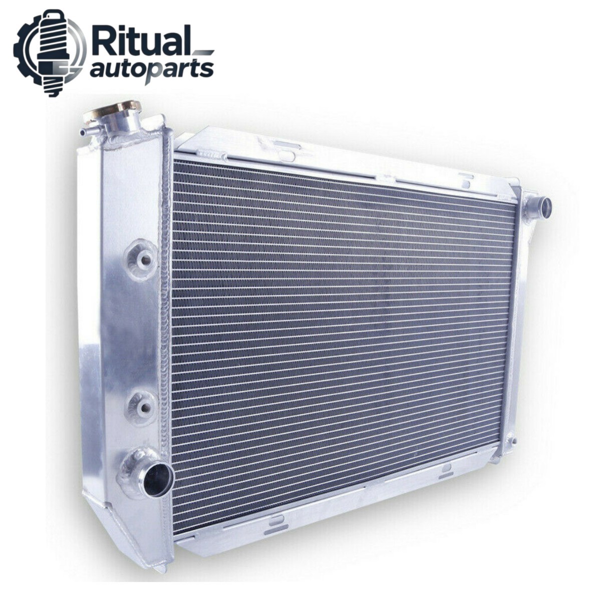 Radiator For 1971-1973 Ford Mustang Mercury Cougar Marquis V8 CU381 Aluminum