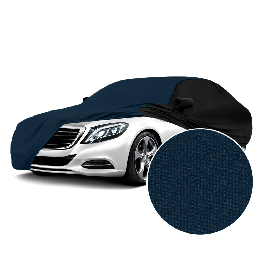 For Eagle Vision 93-97 Car Cover Satin Stretch Indoor Navy Blue Custom Car Cover