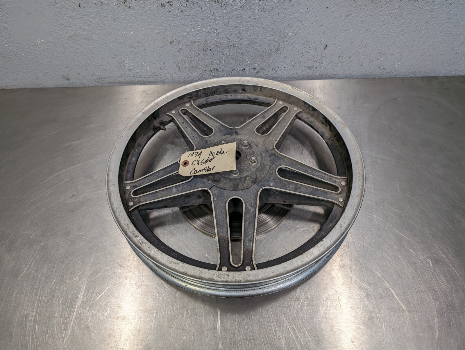 1979-1983 HONDA CX500 CX 500 OEM Front Wheel Rim Brake Disc - 44650-415-770 1979-1983 HONDA CX500 CX 500 OEM Front Wheel Rim Brake Disc - 44650-415-770
