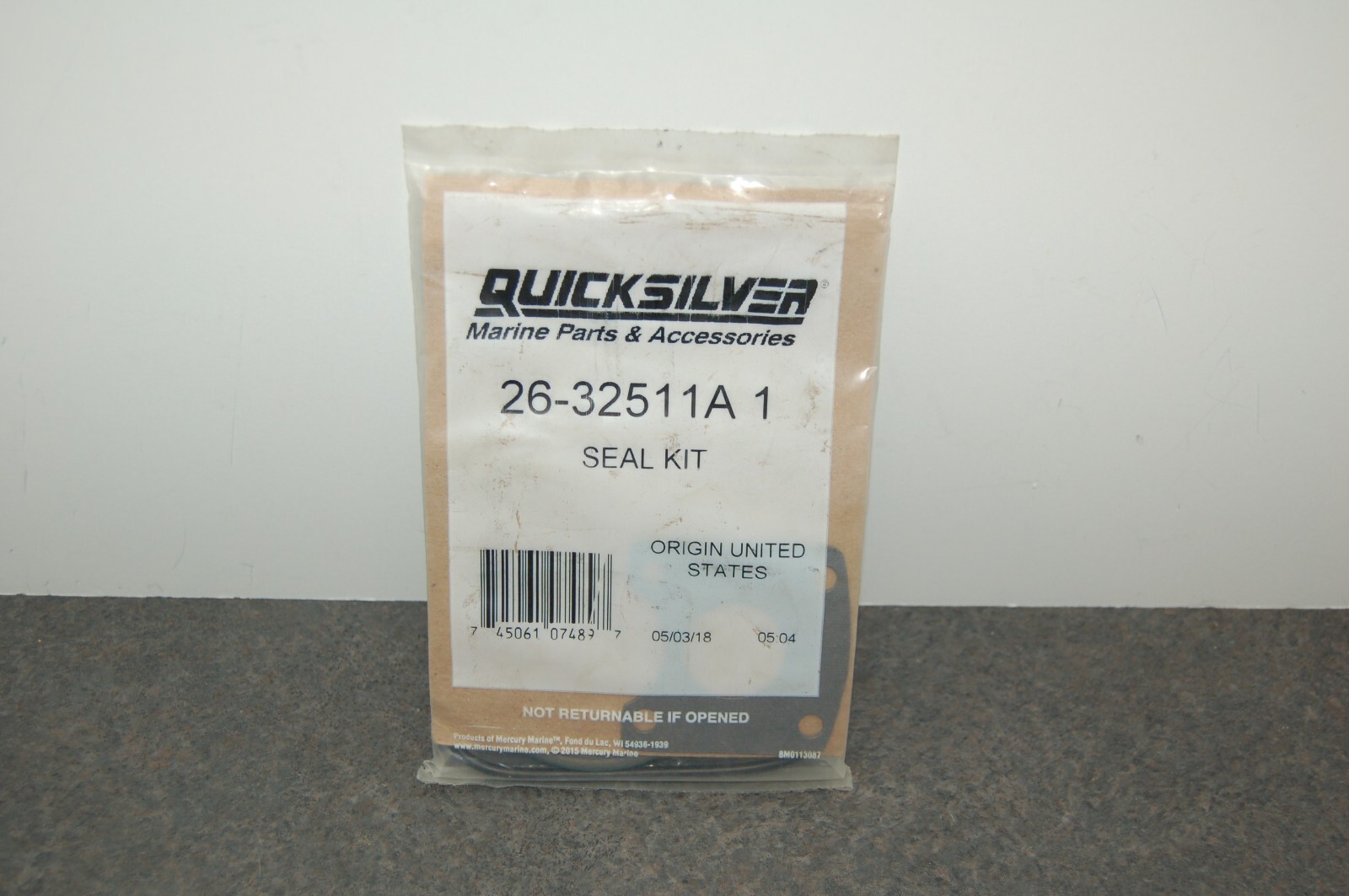 NEW GENUINE Mercury Quicksilver  26-32511A 1 Seal Kit Pre Alpha One FACTORY OEM