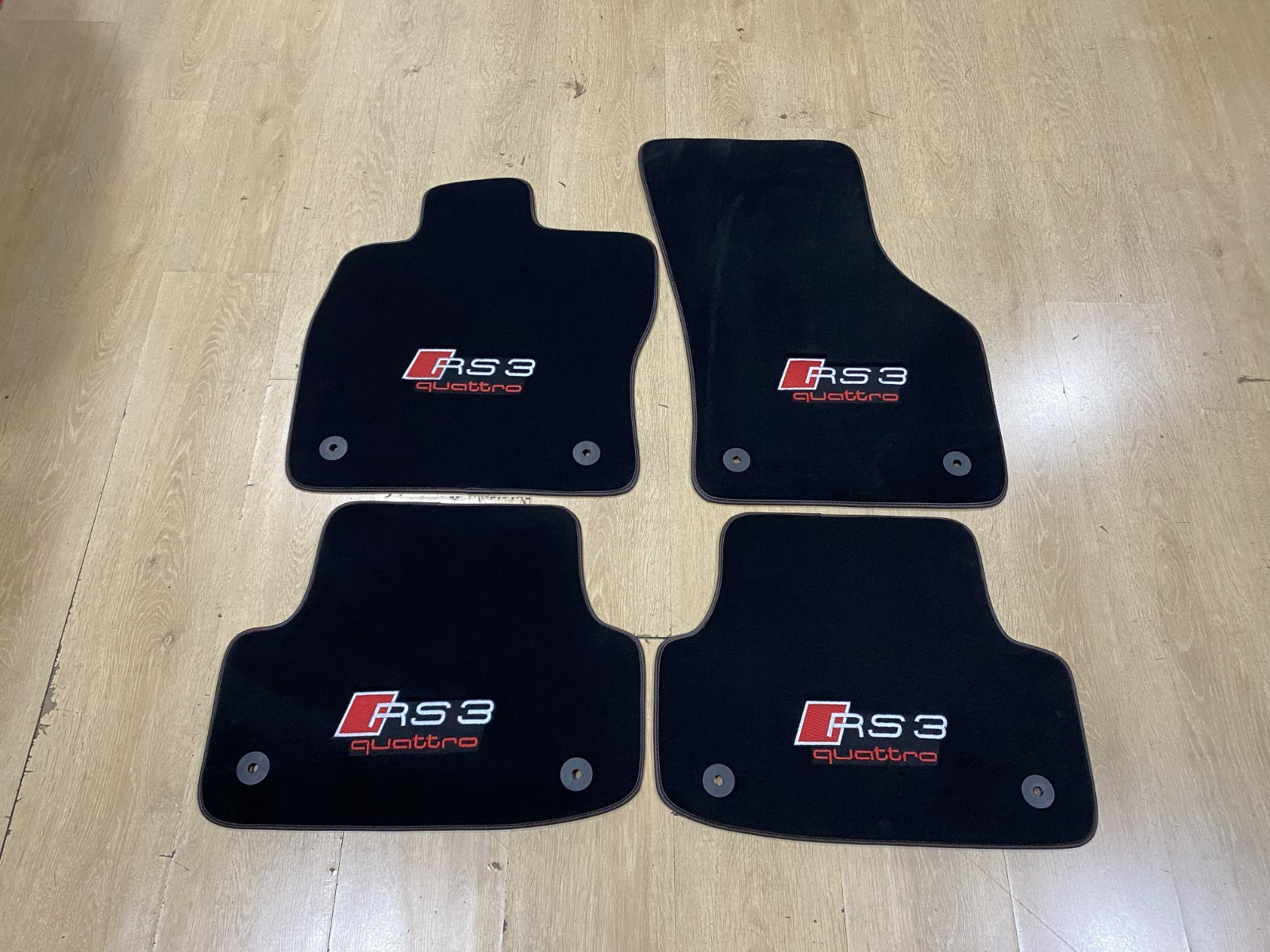 Luxury Floor Car Mats for Audi RS3 2013-2018 8V , Set of 4 , Made to Order