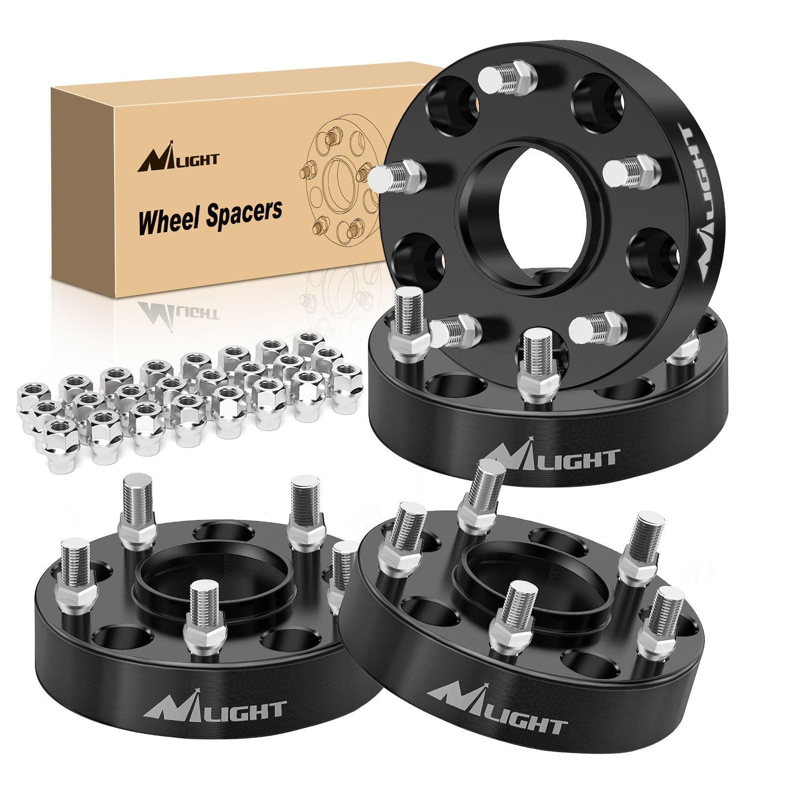 Nilight 1.5inch Wheel Spacer 4Pcs For 2012-2018 Dodge Ram 1500 5x139.7
