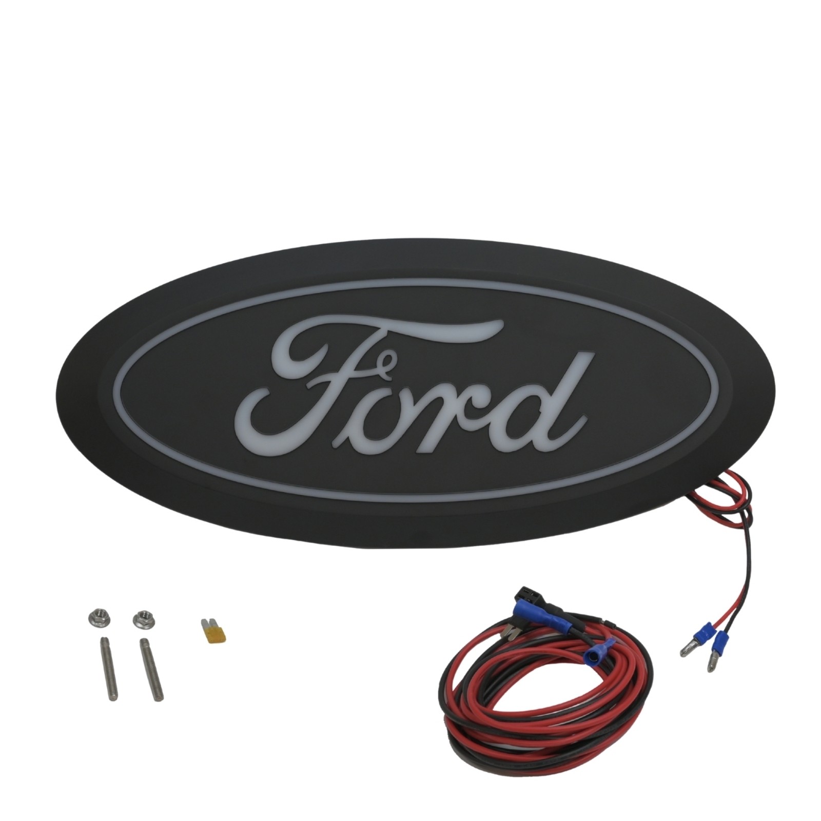 Putco Luminix White LED Oval Light Up Grille Emblem for F-250 F-350 Super Duty