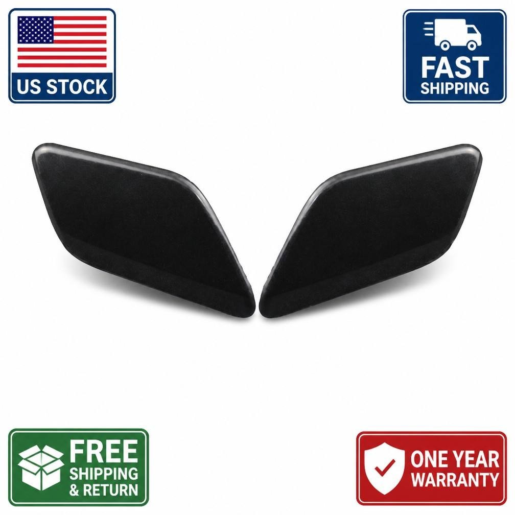 Front Bumper Headlight Washer Jet Cover Cap Left Right for Volvo S60 2011-13 USA