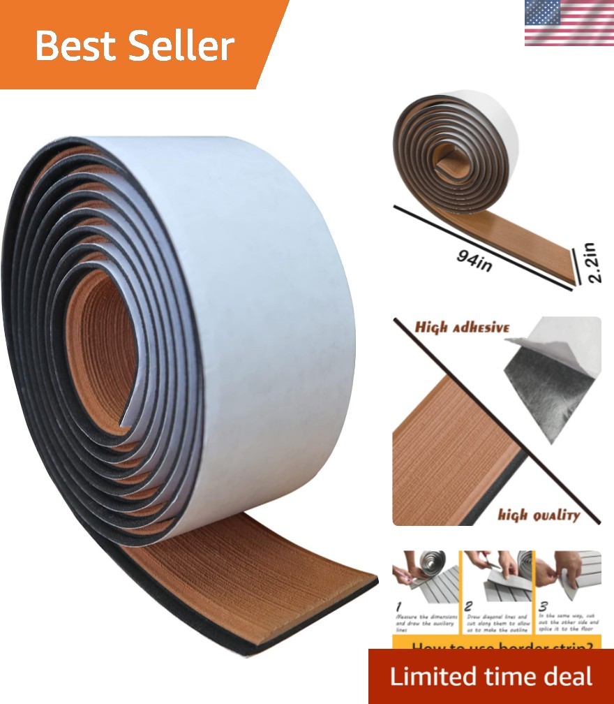 Boat Flooring EVA Foam Decking Sheet Faux Teak Marine Mat Non-Slip Boat Carpe... Boat Flooring EVA Foam Decking Sheet Faux Teak Marine Mat Non-Slip Boat Carpe...