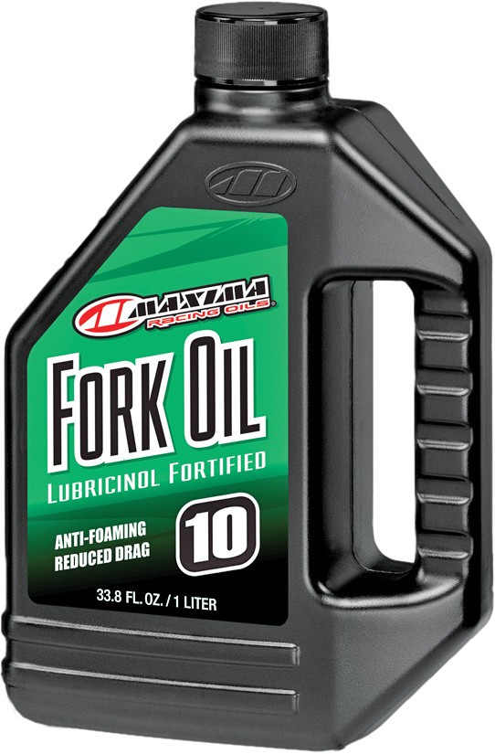 Maxima Fork Oil 10WT 16oz 55916 Anti Foaming Reduced Drag