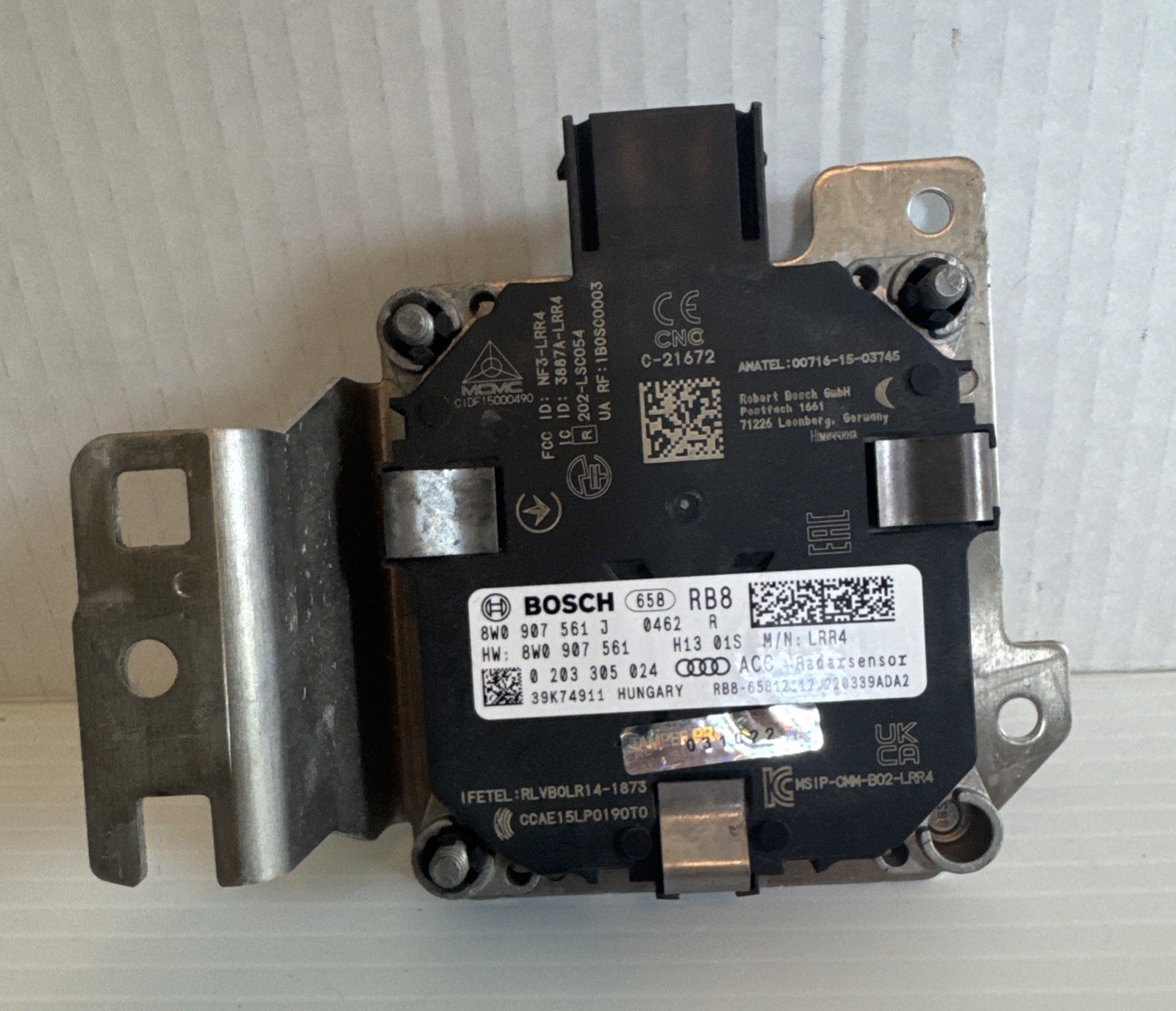 2024 - 2025 Audi A4 S4 Right Cruise Control Distance Sensor 8W0907541J OEM K0037