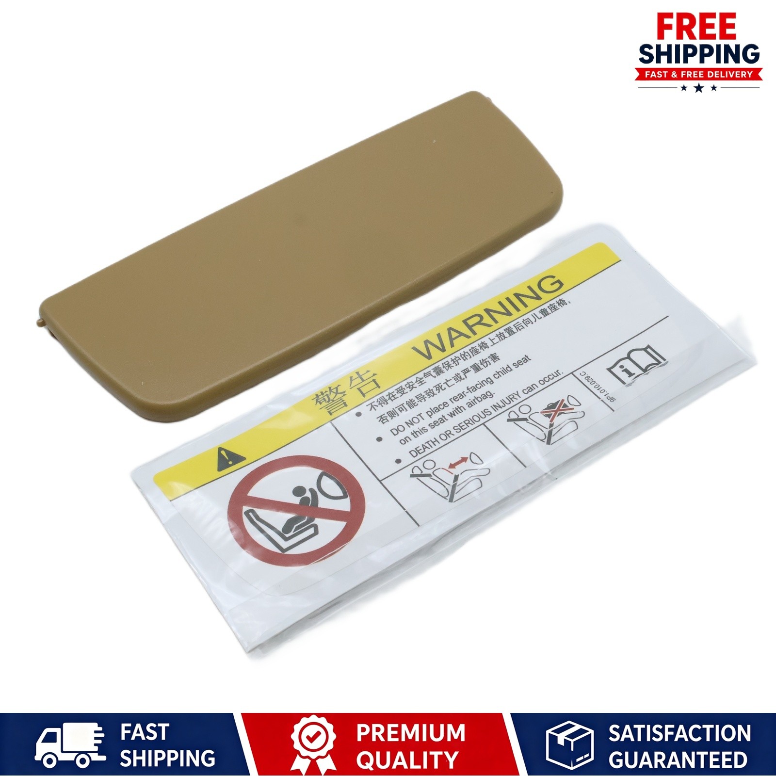 981731031 Beige Sun Visor Makeup Mirror Cover Cap For Porsche 981 991 911 718