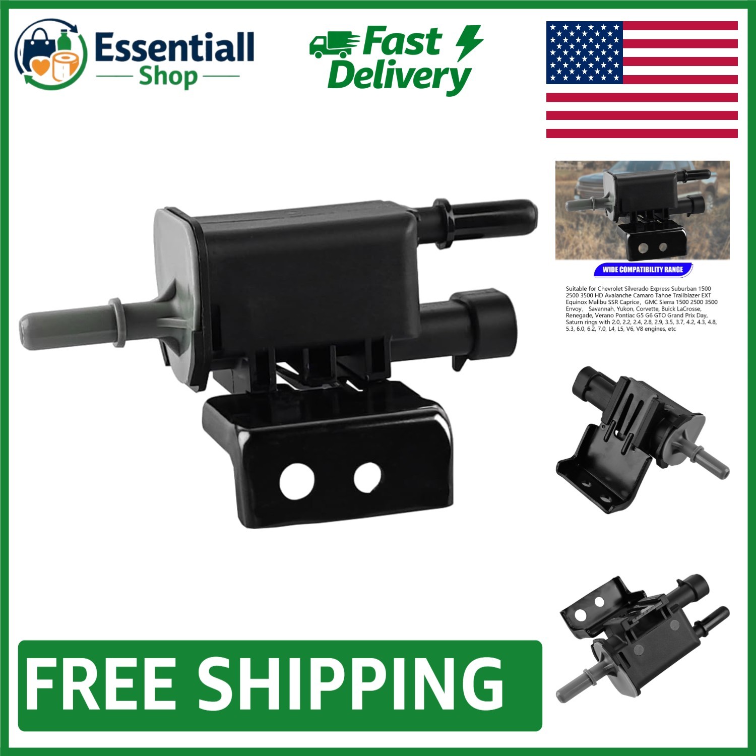 Reliable Vapor Canister Purge Valve with Precision Control for V6 and V8 Engines Reliable Vapor Canister Purge Valve with Precision Control for V6 and V8 Engines