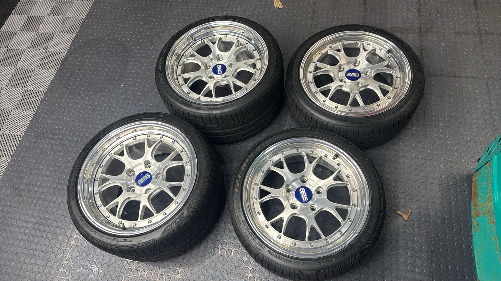 BBs Lm-r Reps Forged Two Piece 5x130 18inch Brushed Faces