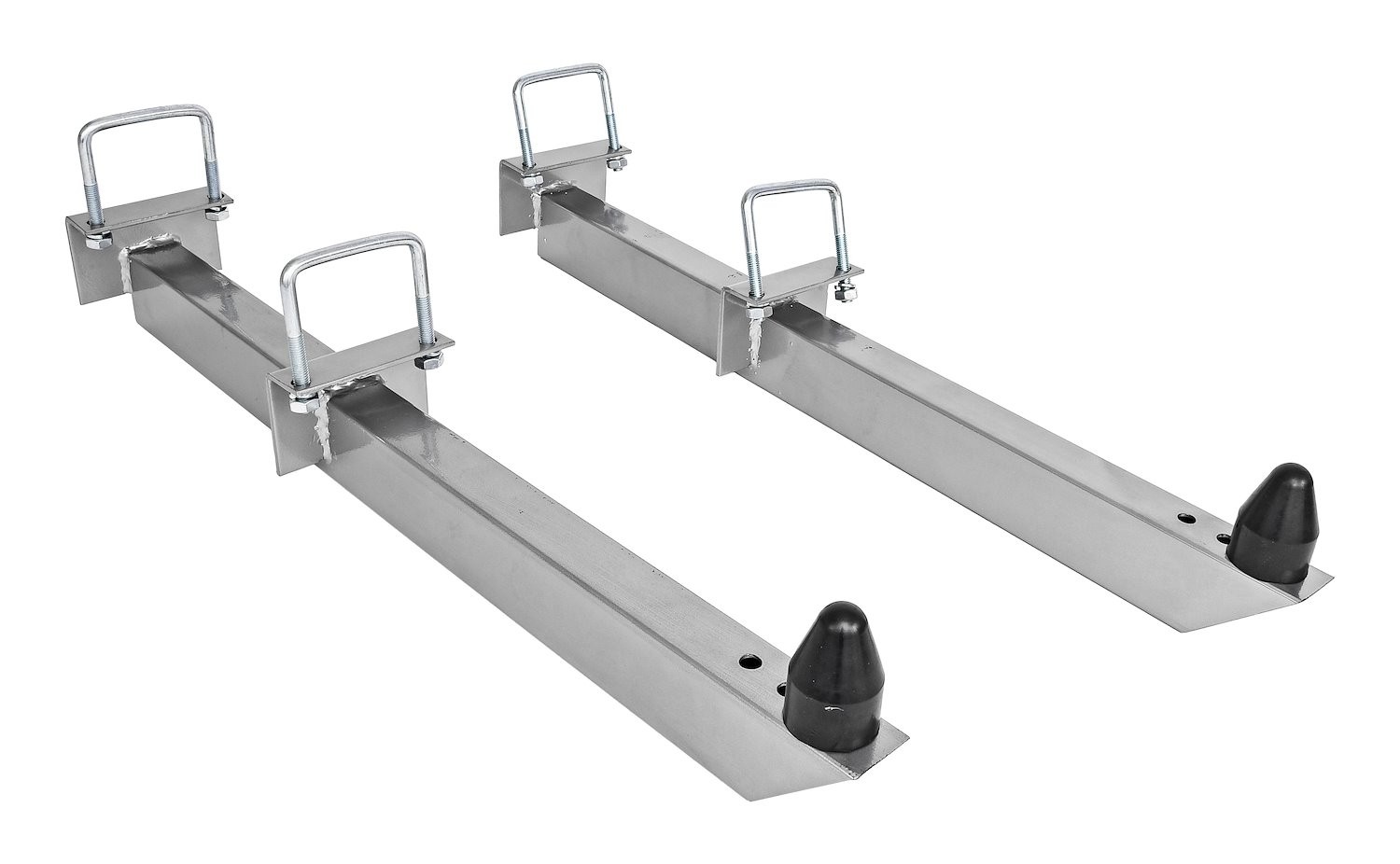 JEGS Universal Leaf Spring Traction Bars [Chrome Finish]
