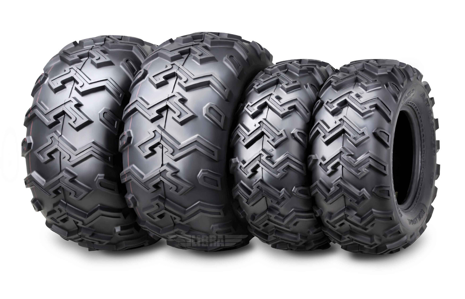 Full Set WANDA ATV tires 22x8-10 Front & 25x12-9 Rear for 87-95 Yamaha YFM350ER Full Set WANDA ATV tires 22x8-10 Front & 25x12-9 Rear for 87-95 Yamaha YFM350ER