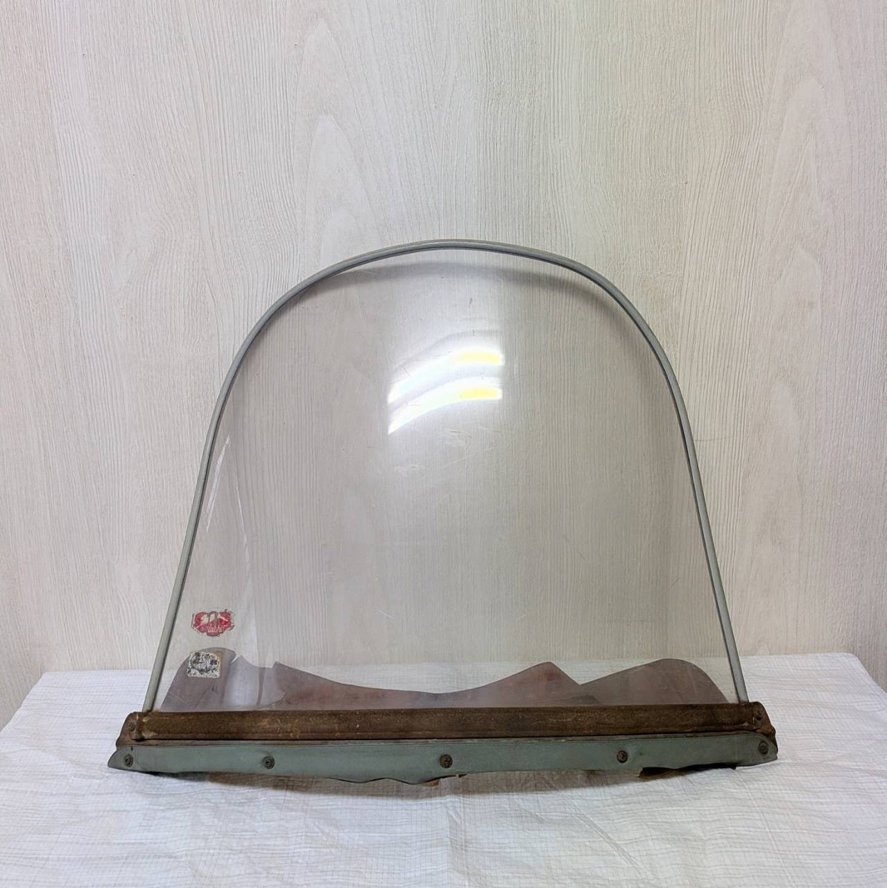 Vintage Fuji Rabbit Scooter Genuine Windshield Screen w/ Apron - Junk /For Parts