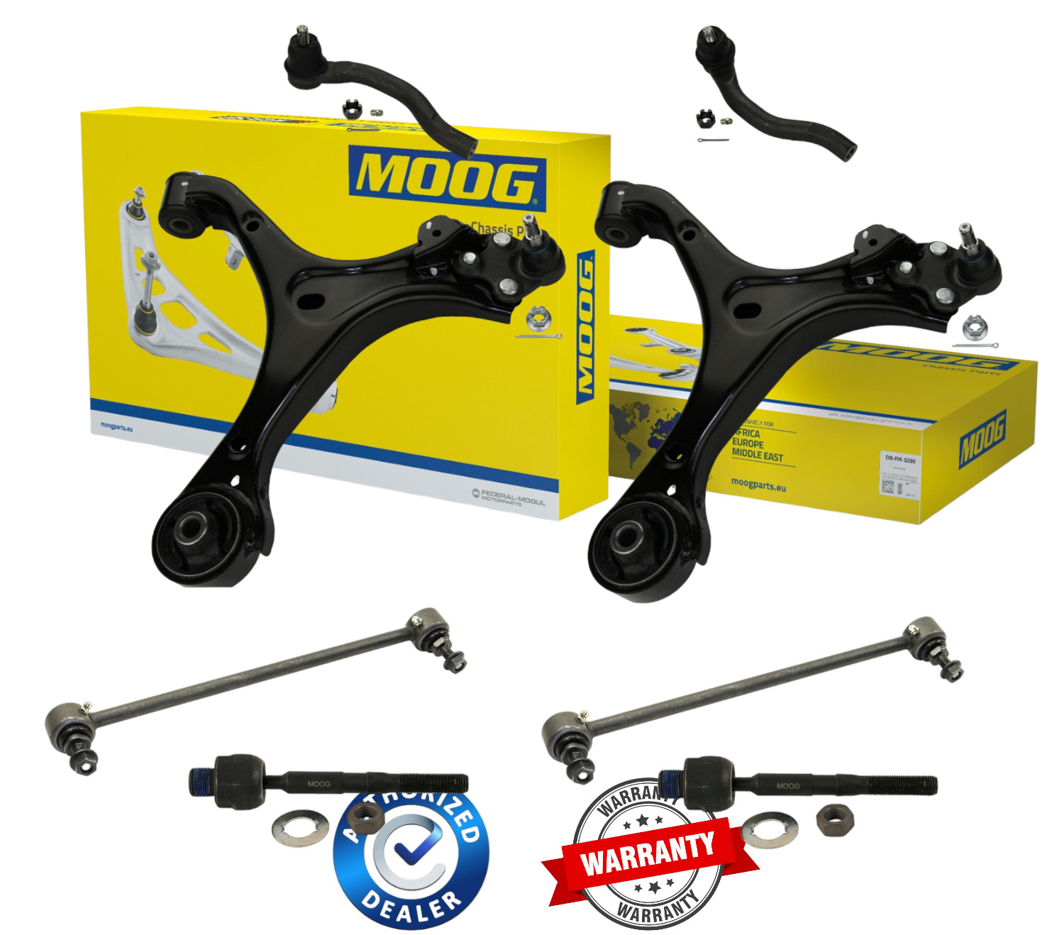 New GENUINE MOOG Complete Front Suspension Kit For 2012 Honda Civc 2.4L New GENUINE MOOG Complete Front Suspension Kit For 2012 Honda Civc 2.4L