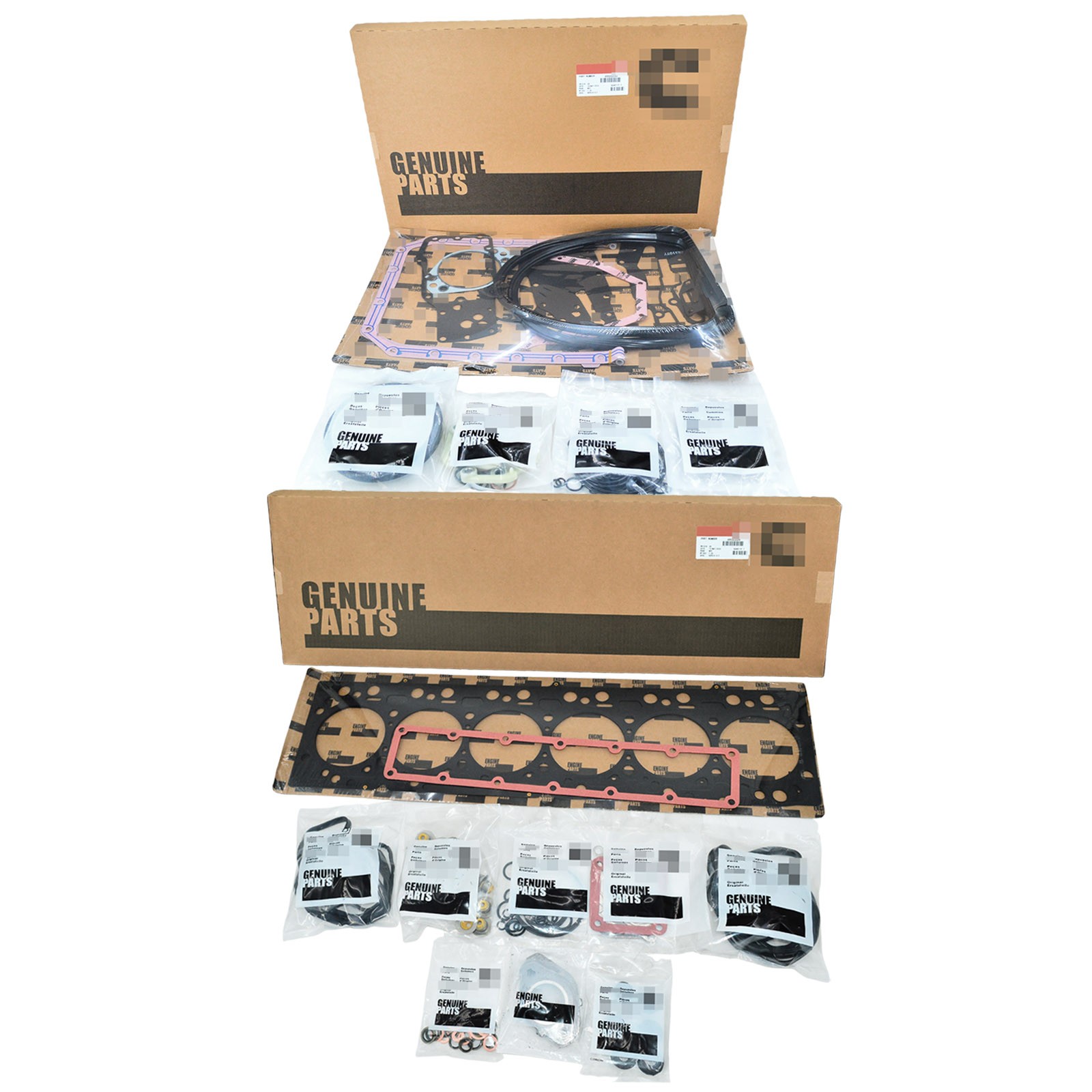 4955229 4955230 Upper+Lower Overhaul Engine Gasket Set for Cummins 6.7L ISB QSB 4955229 4955230 Upper+Lower Overhaul Engine Gasket Set for Cummins 6.7L ISB QSB