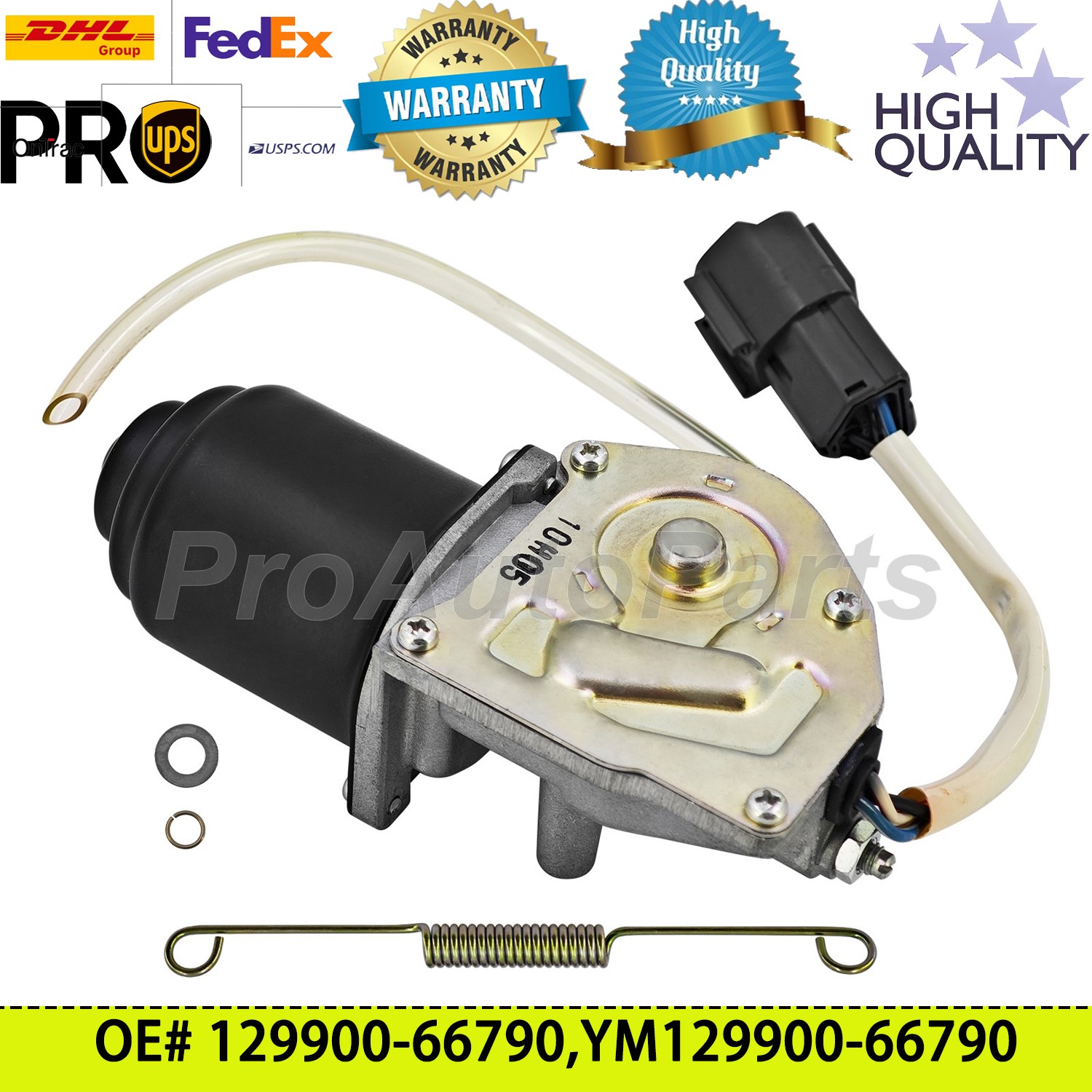 NEW 129900-66790 Stop Motor For Doosan SOLAR 55W-V 55-V PLUS Yanmar 4TNV94