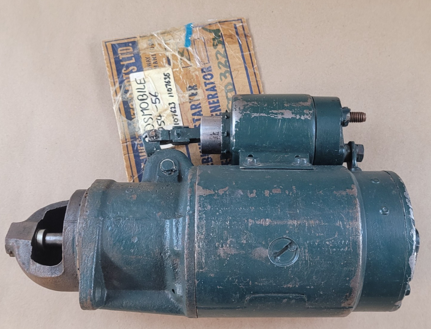 1954 1955 1956 OLDSMOBILE ORIGINAL REMANUFACTURED STARTER 1107638 12 VOLT OLDS
