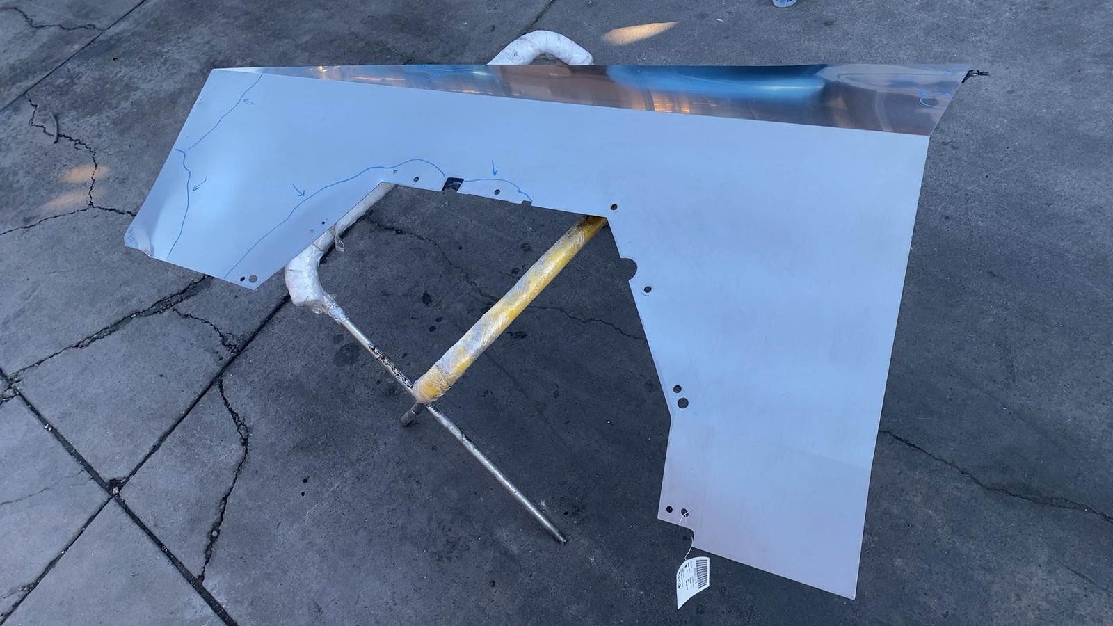 ⭕ 2024-2025 Tesla Cybertruck Rear Right Quarter Panel Fender Sail 1928317-00-A