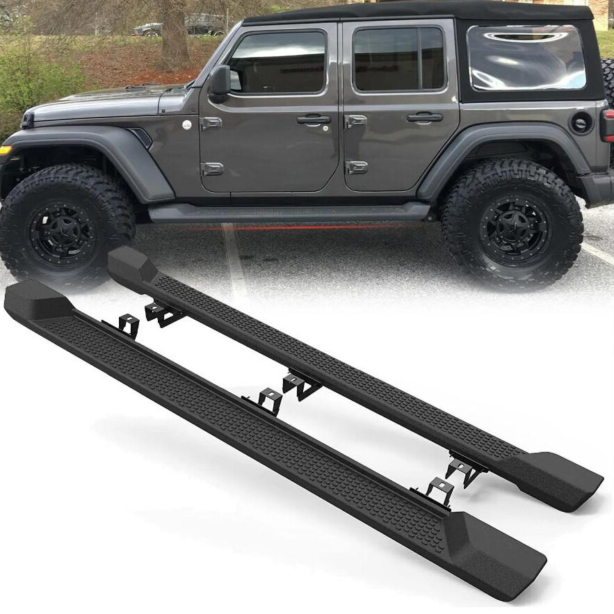 Running Boards for 2018-2026 Jeep Wrangler JL 4 Door 6\