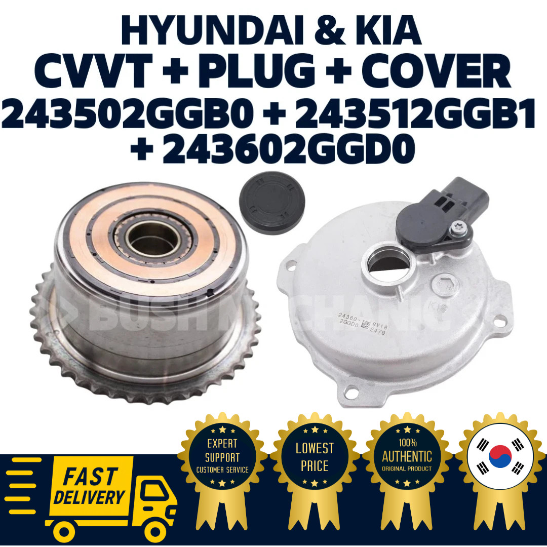 GENUINE OEM Hyundai Kia Intake CVVT Solenoid Cap Sensor Cover Camshaft 2.0L 2.4L
