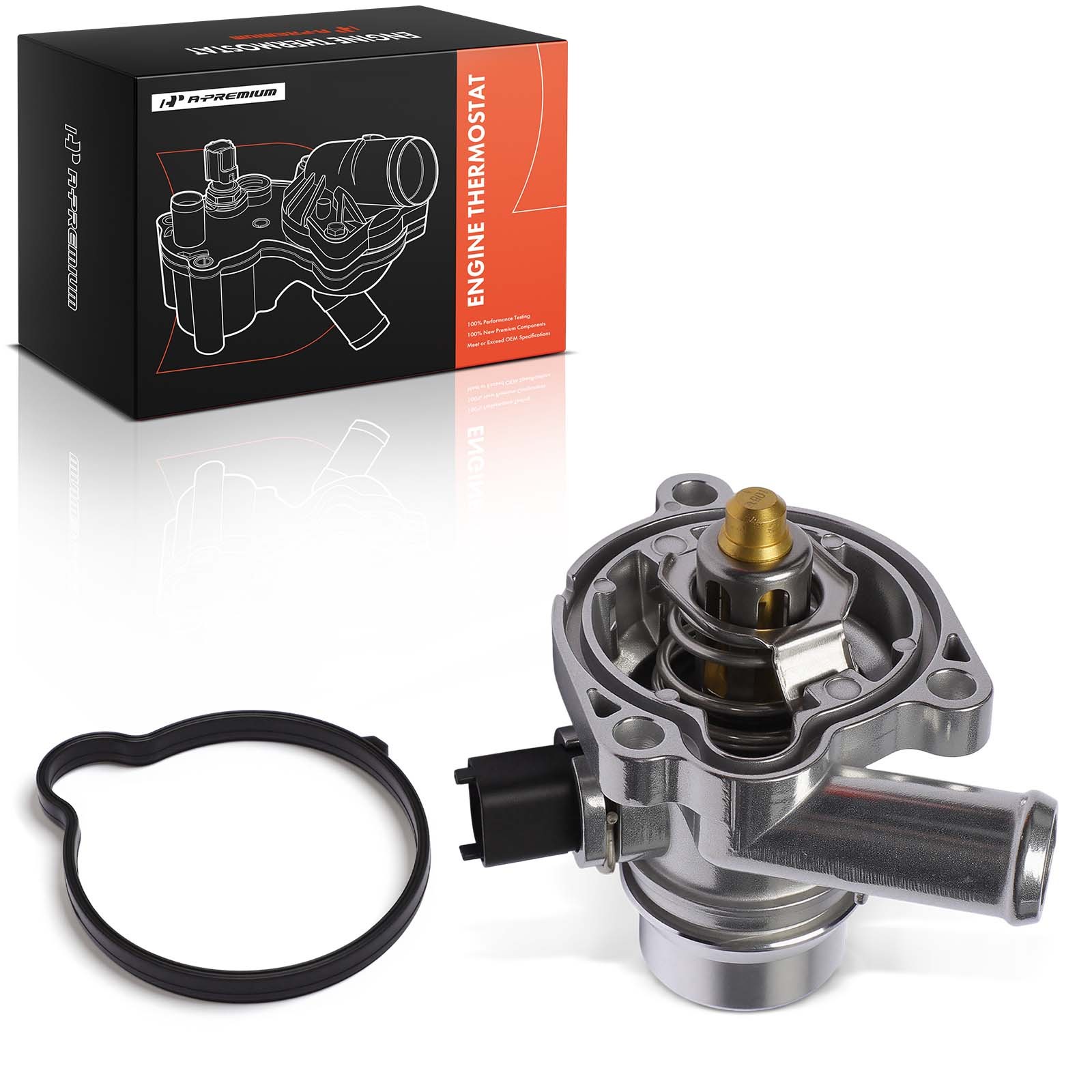 A-Premium Thermostat Housing Assembly for Chevy Cruze Sonic Trax Buick 1.4L 105℃ A-Premium Thermostat Housing Assembly for Chevy Cruze Sonic Trax Buick 1.4L 105℃