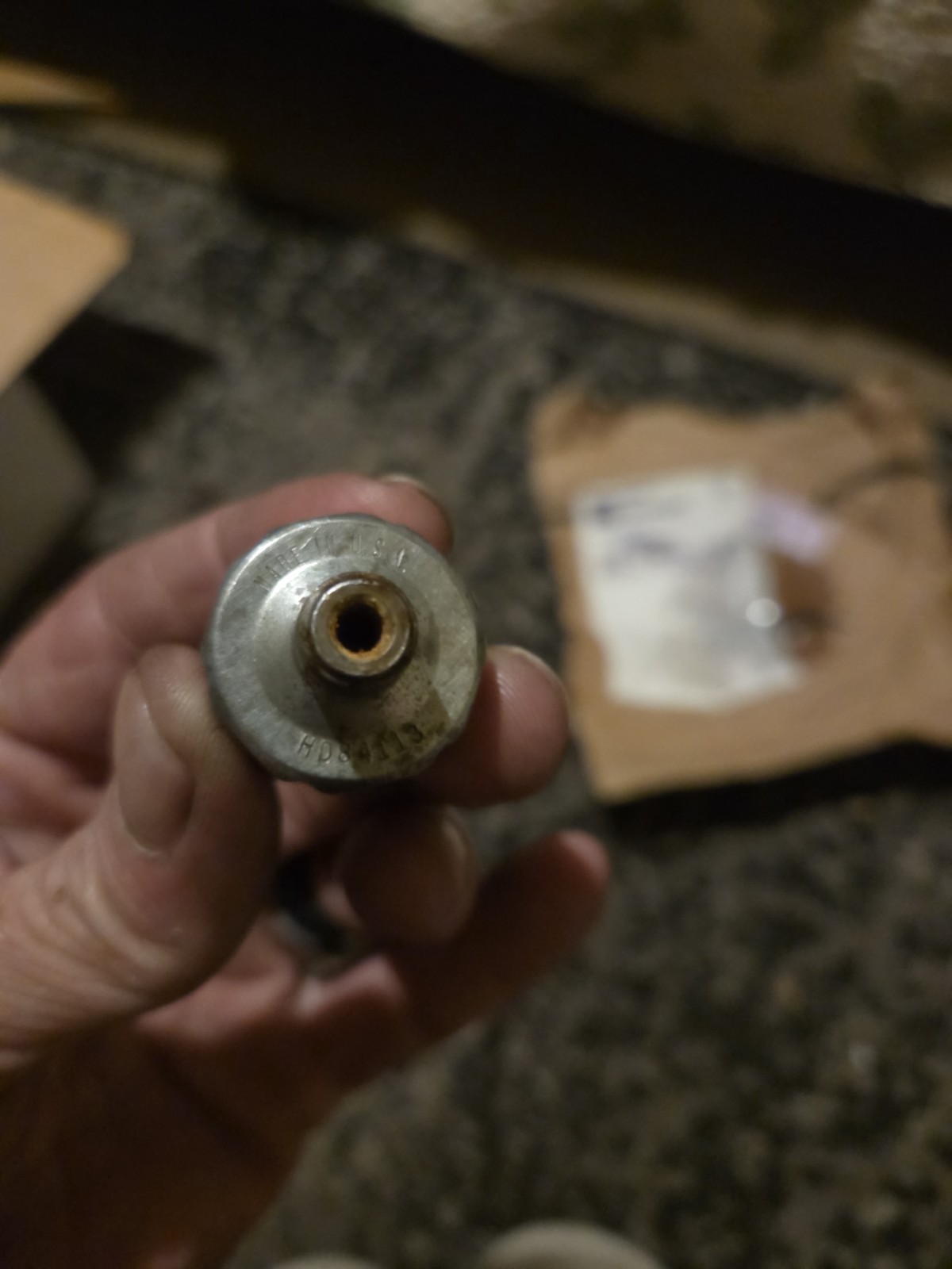 Genuine Vintage Harley-Davidson Dual-Terminal Oil Pressure Sending Unit /...
